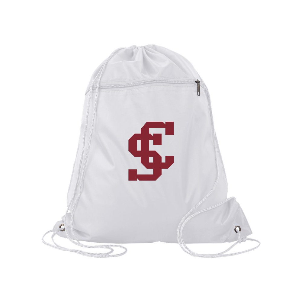 Santa Clara Broncos Logo Q-Tees - Polyester Cinchpack