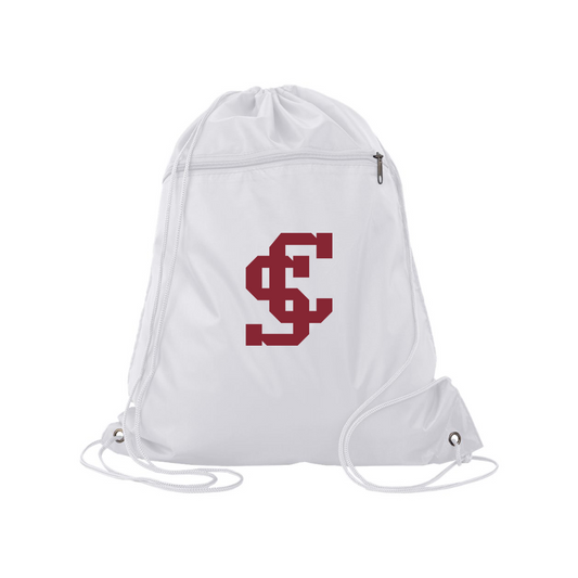 Santa Clara Broncos Logo Q-Tees - Polyester Cinchpack