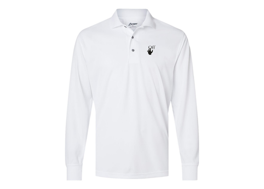 Men's Off-White Hand Paragon Prescott Long Sleeve Polo