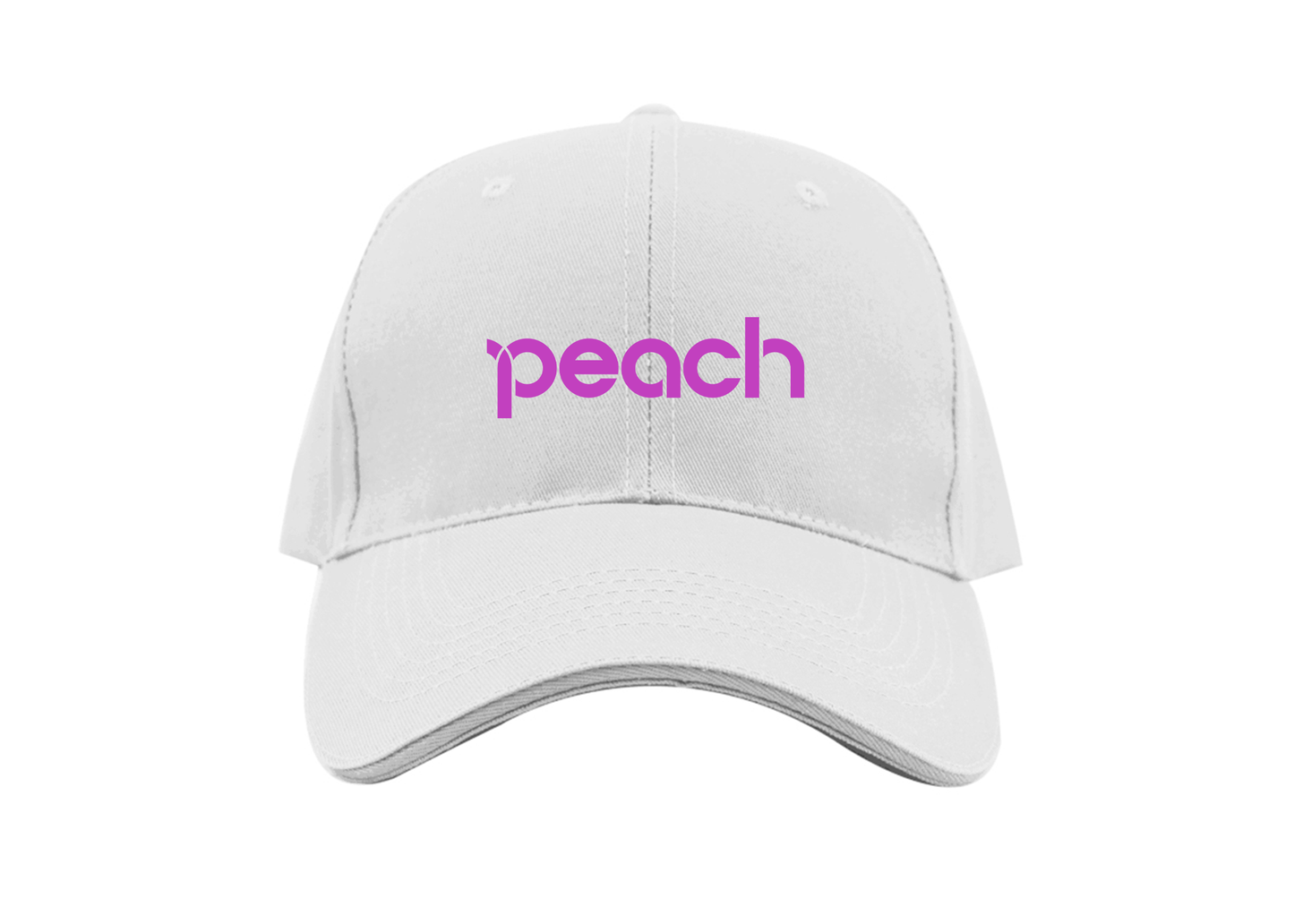 Peach Aviation Logo Dad Baseball Cap Hat