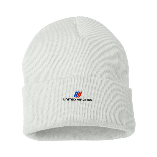United Airlines Logo Beanie Hat