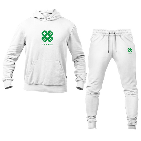 Men's 4H Canada Logo Hoodie Joggers Set