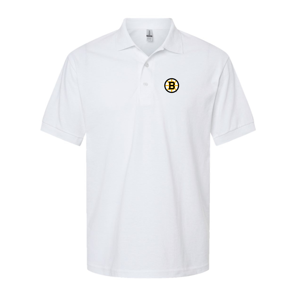 Men's Boston Bruins Logo Dry Blend Polo