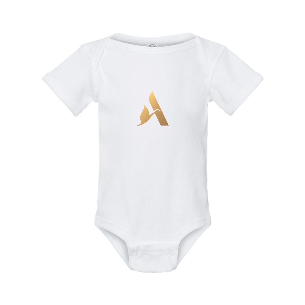 Accor Golden Logo Rabbit Skins Infant Baby Rib Bodysuit
