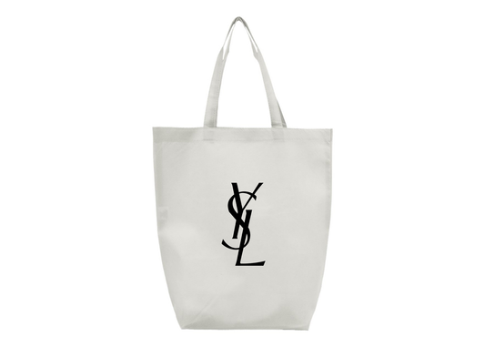 YSL Q-Tees Non-Woven Gusset Bottom Tote