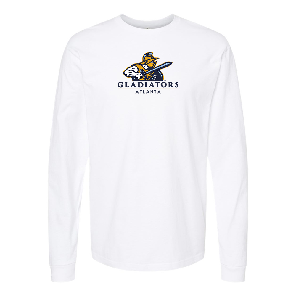 Youth Atlanta Gladiators Logo Cotton Long Sleeve T-Shirt
