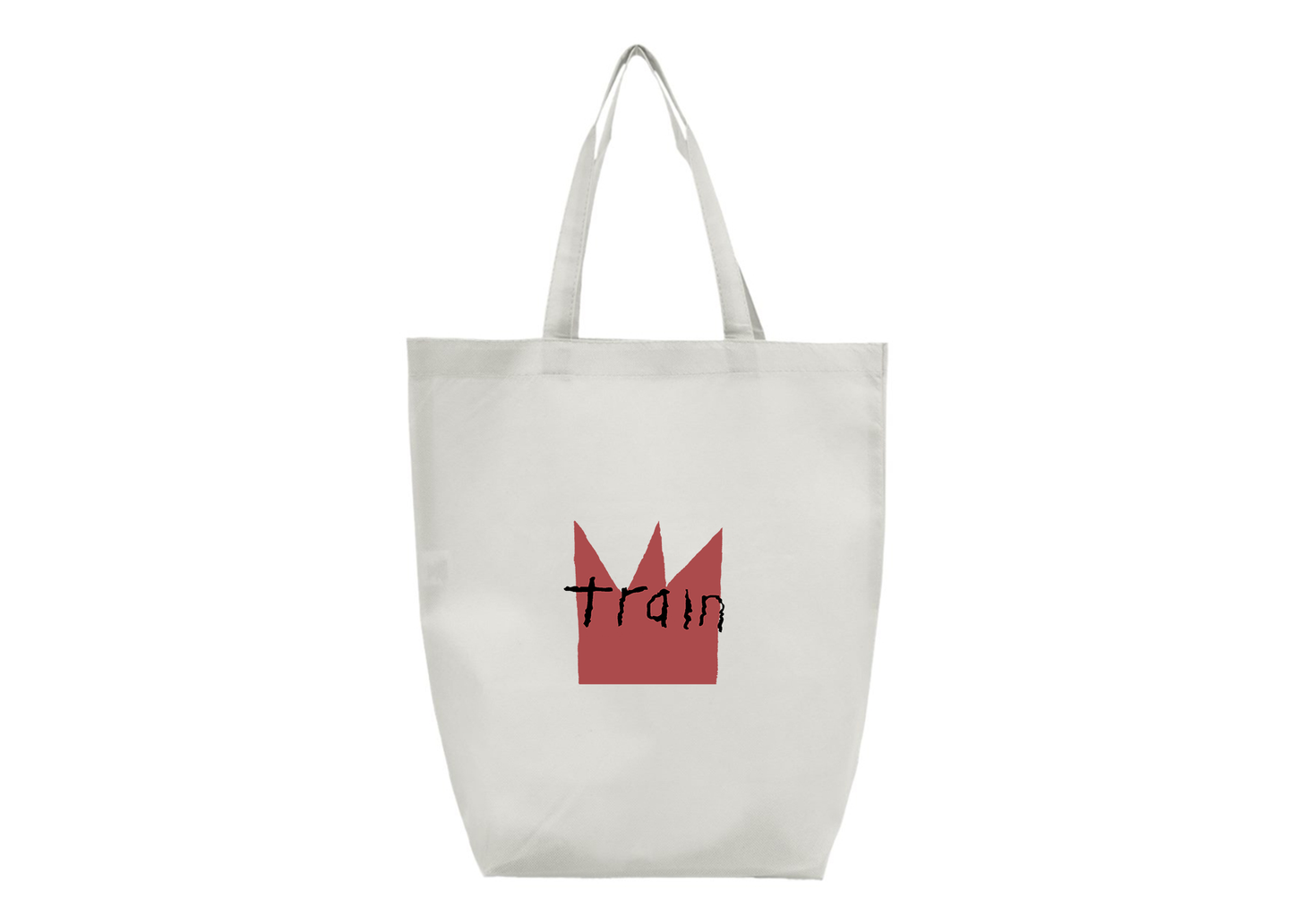 Train Q-Tees Non-Woven Gusset Bottom Tote