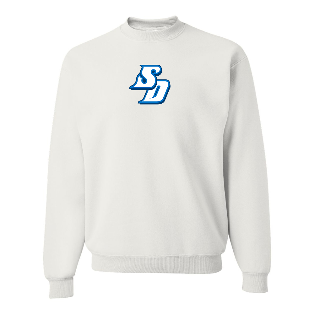 Men's San Diego Toreros Logo  JERZEES NuBlend Crewneck Sweatshirt