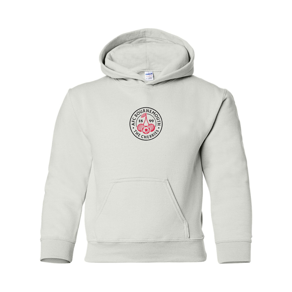 Youth AFC Bournemouth Soccer Logo Gildan Heavy Blend  Hooded Sweatshirt