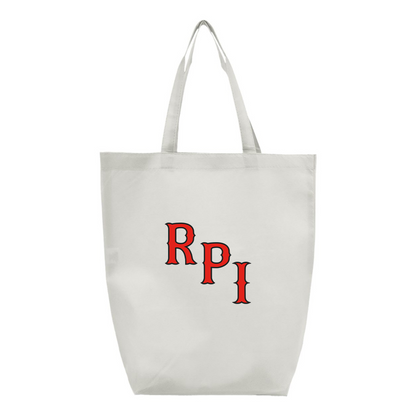 RPI Engineers Logo Q-Tees Non-Woven Gusset Bottom Tote