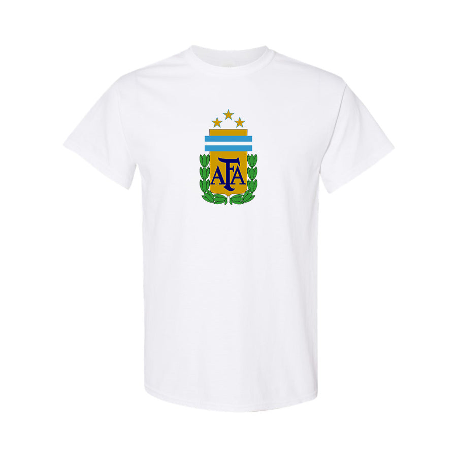 Youth Kids Argentina National Soccer Team Cotton T-Shirt