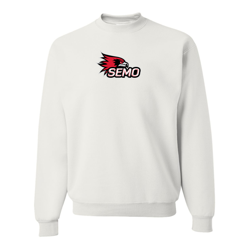 Men's SEMO Redhawks Logo JERZEES NuBlend Crewneck Sweatshirt
