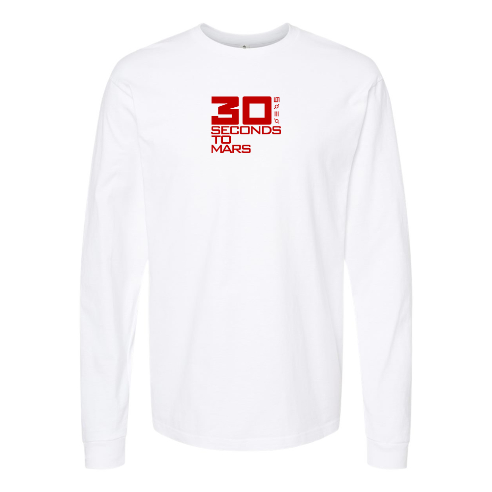 Youth 30 Seconds To Mars Logo Cotton Long Sleeve T-Shirt