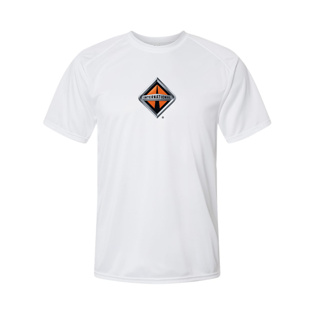 Men's International Trucks Logo Polyester T-Shirt