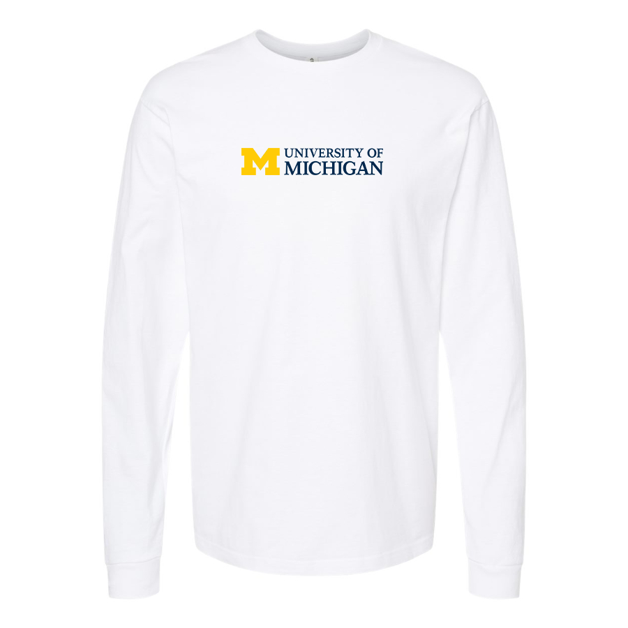 Men's University of Michigan Logo Long Sleeve T-Shirt