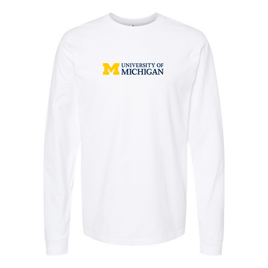 Men's University of Michigan Logo Long Sleeve T-Shirt