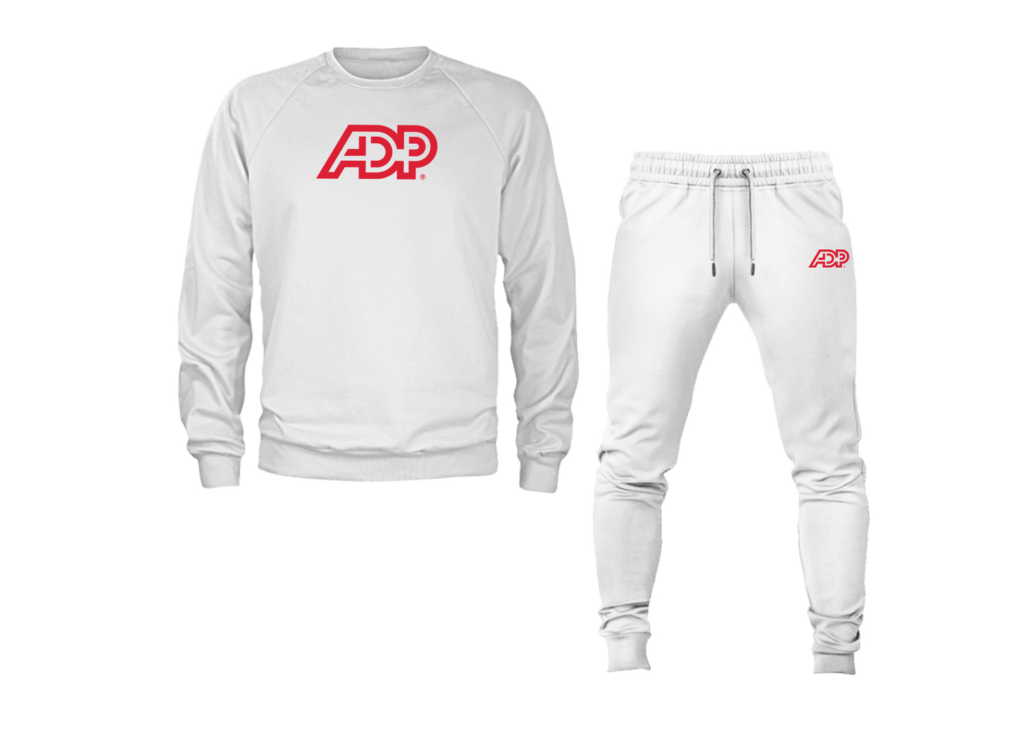 Men's ADP Logo Crewneck Sweatshirt Joggers Suit