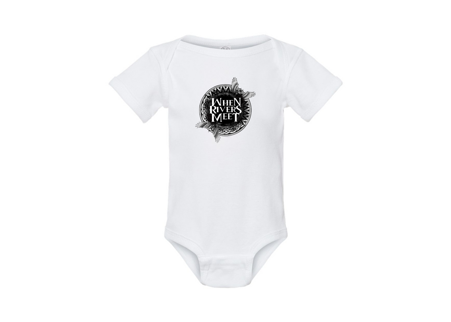 When Rivers Meet Rabbit Skins Infant Baby Rib Bodysuit