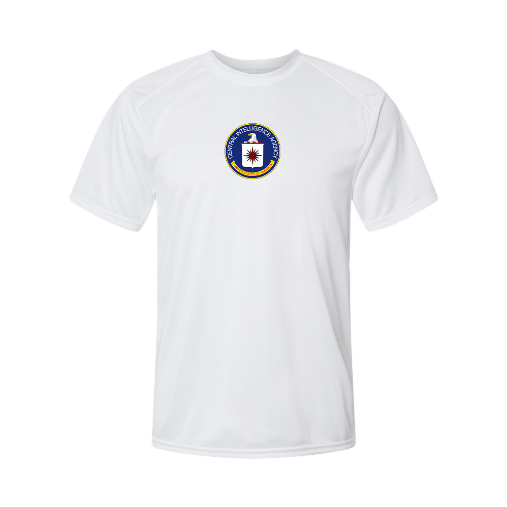 Men's CIA Logo Polyester T-Shirt