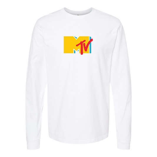 Youth MTV Logo Cotton Long Sleeve T-Shirt