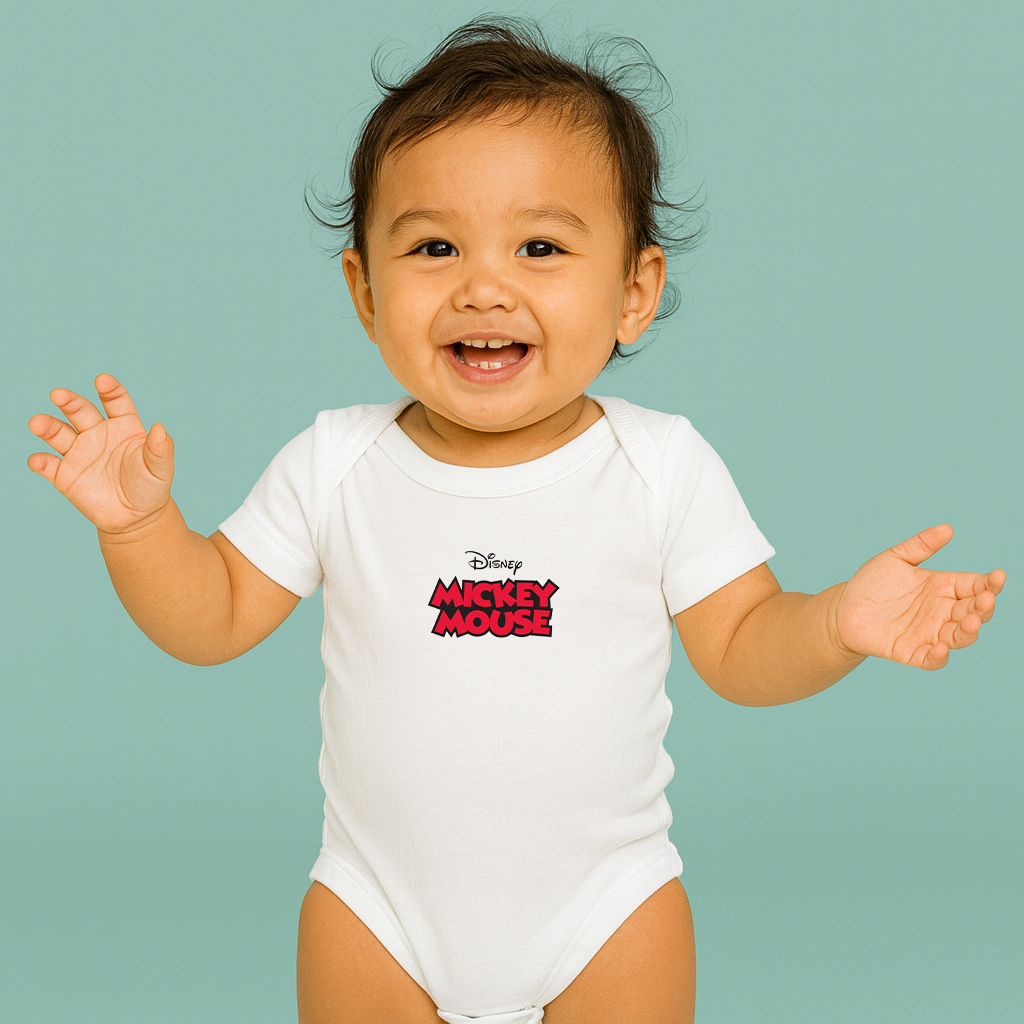 Mickey Mouse Disney Cartoon Baby Romper Onesie