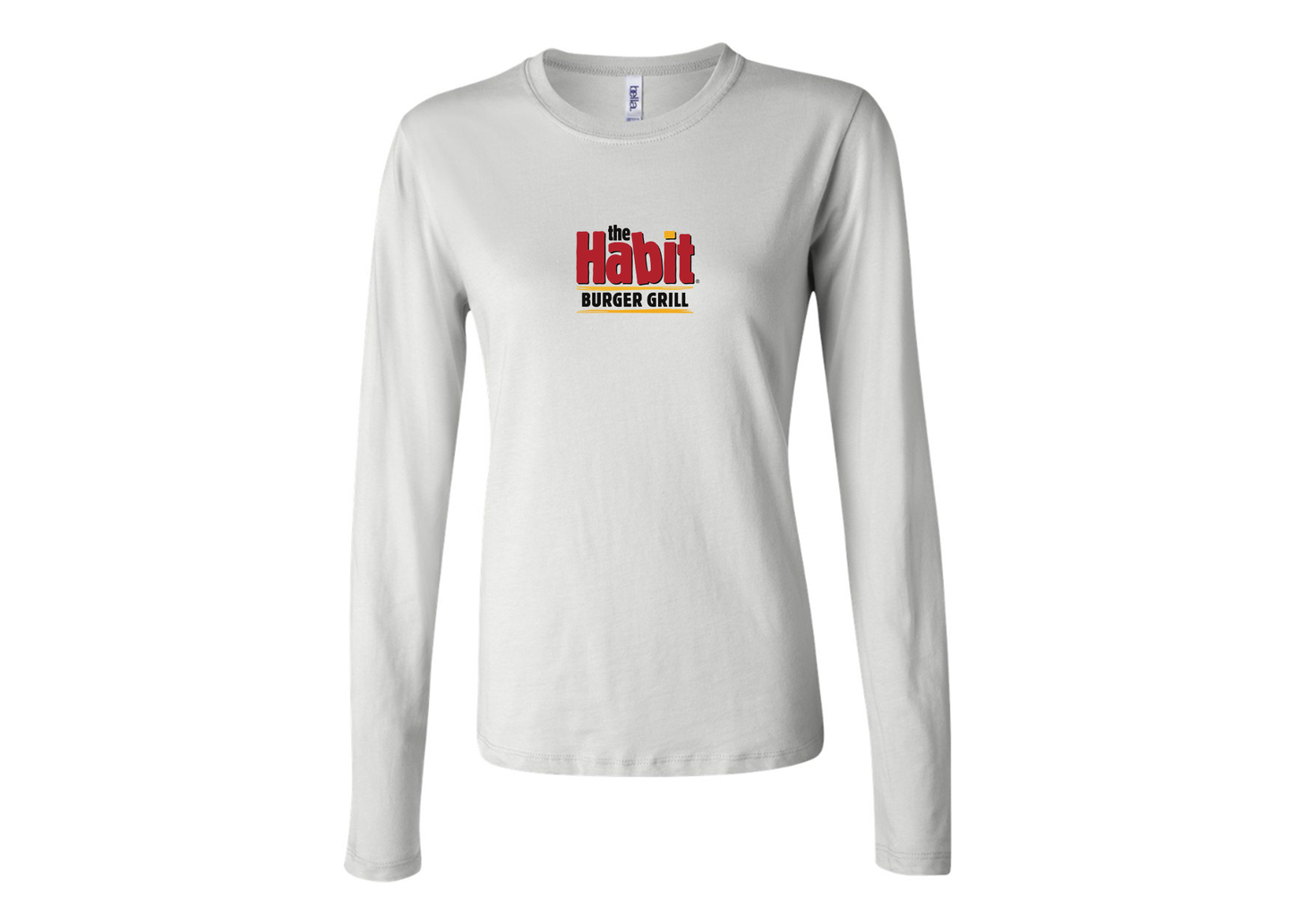 BELLA CANVAS Women’s The Habit Burger Grill Jersey Long Sleeve Tee