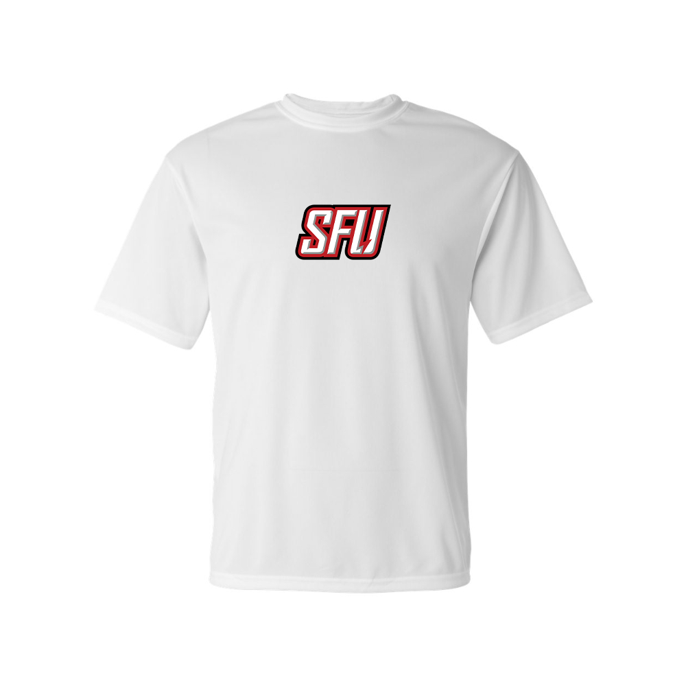 Men's Saint Francis Red Flash Logo Polyester T-Shirt