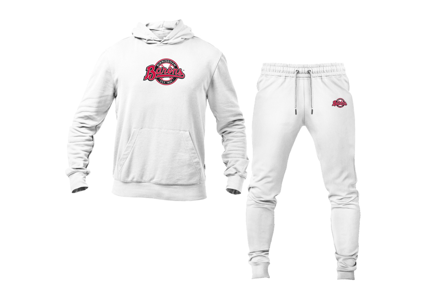 Men's Birmingham Barons Logo Hoodie Joggers Set