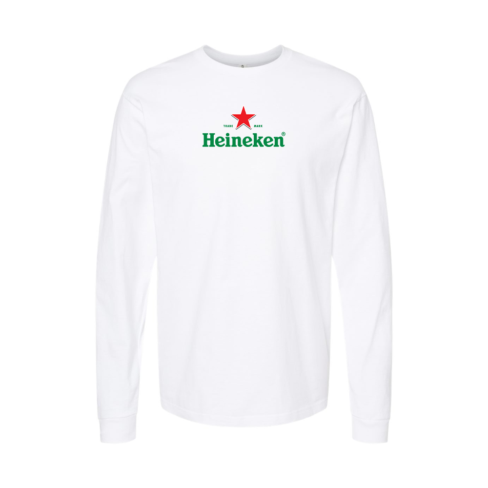 Youth Heineken Logo Cotton Long Sleeve T-Shirt