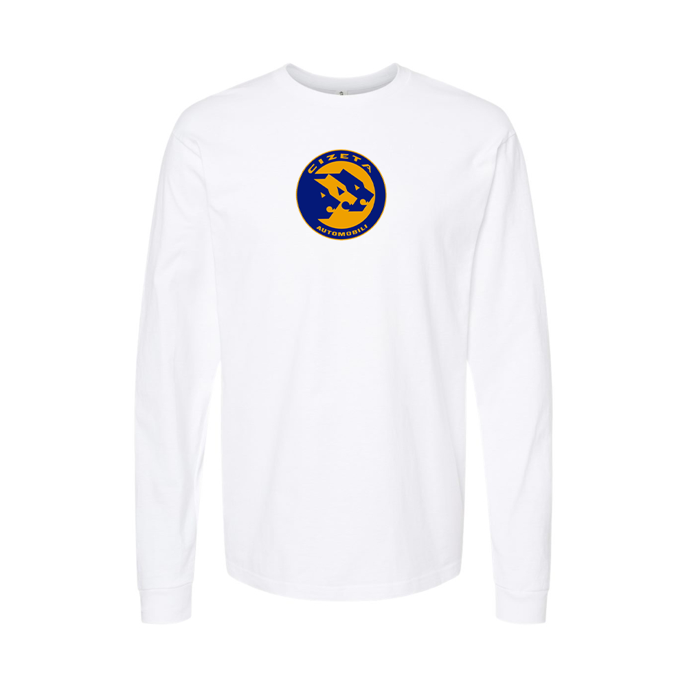 Men's Cizeta Logo Long Sleeve T-Shirt