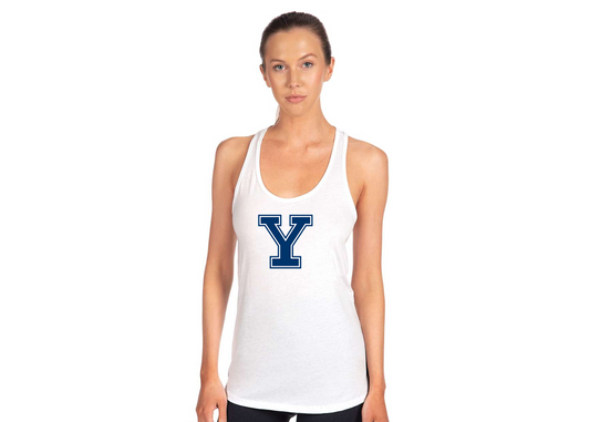 Women's Yale Bulldogs Next Level Ideal Racerback Tank