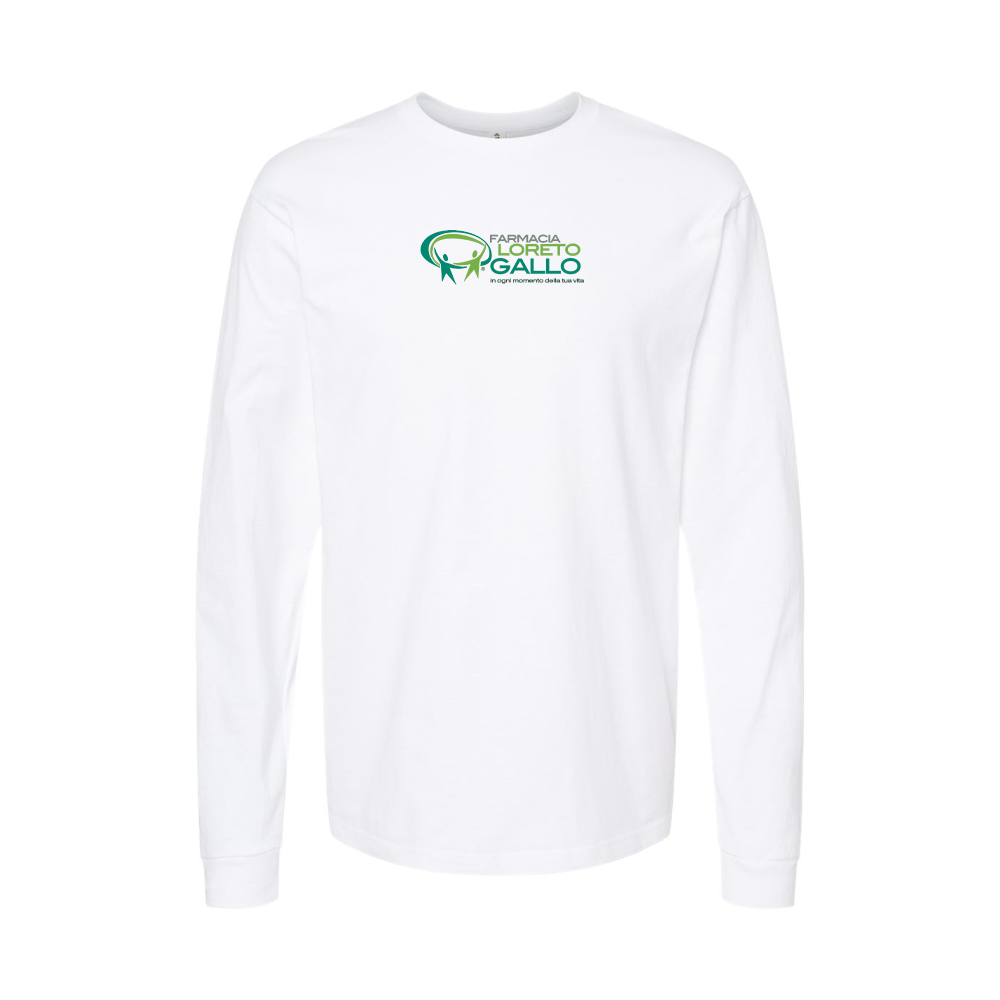 Youth Farmacia Loreto Gallo Logo Cotton Long Sleeve T-Shirt