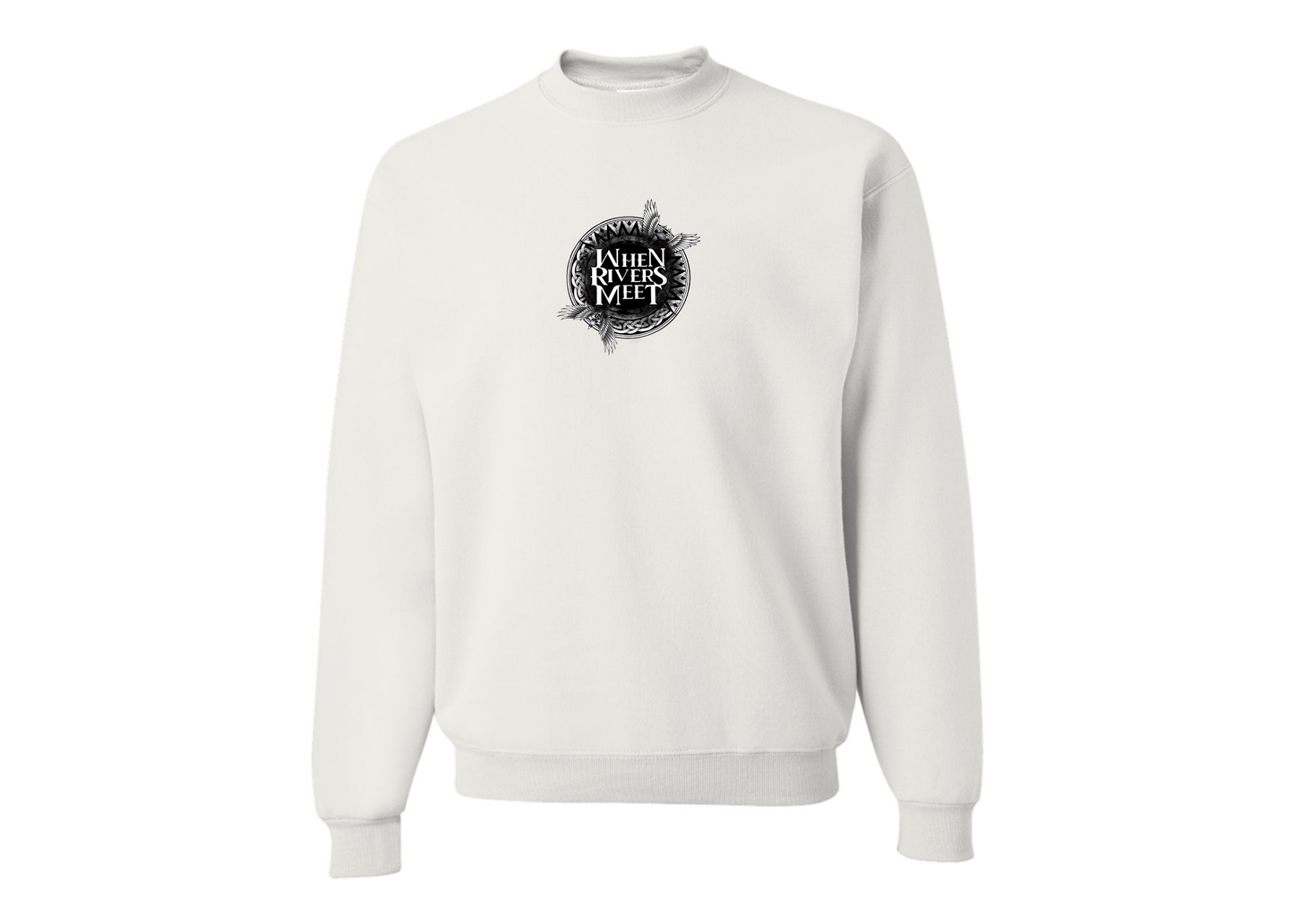 Men's When Rivers Meet JERZEES NuBlend Crewneck Sweatshirt
