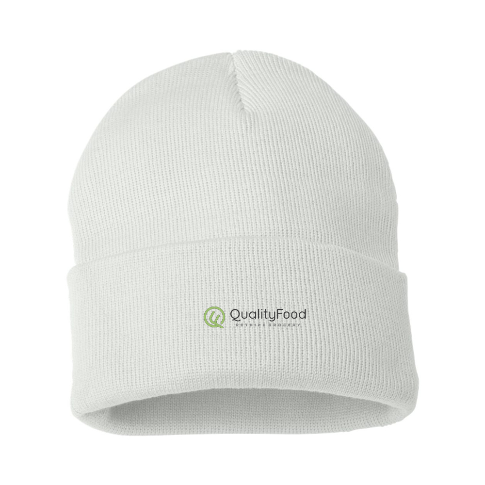 Quality Food Logo Beanie Hat