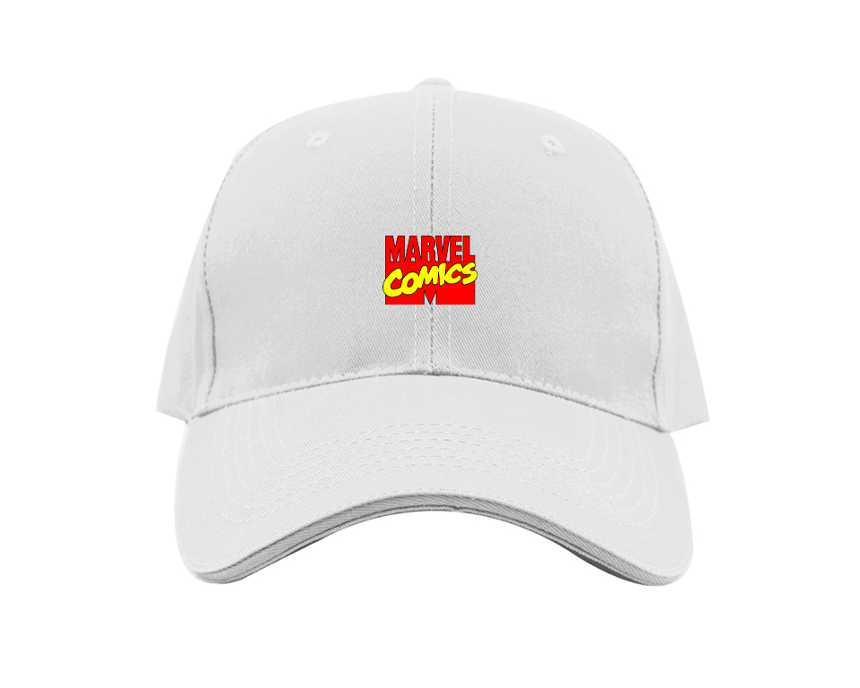 Marvel Comics Logo Dad Baseball Cap Hat