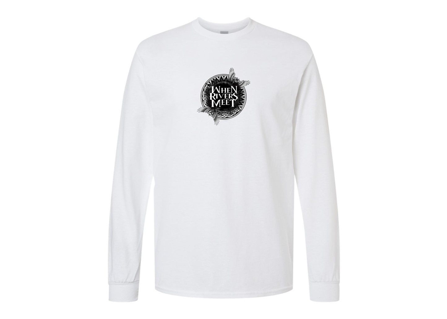 Men's When Rivers Meet Gildan Heavy Cotton Long Sleeve T-Shirt