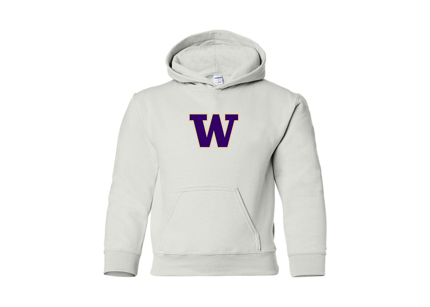Youth Washington Huskies Gildan Heavy Blend  Hooded Sweatshirt
