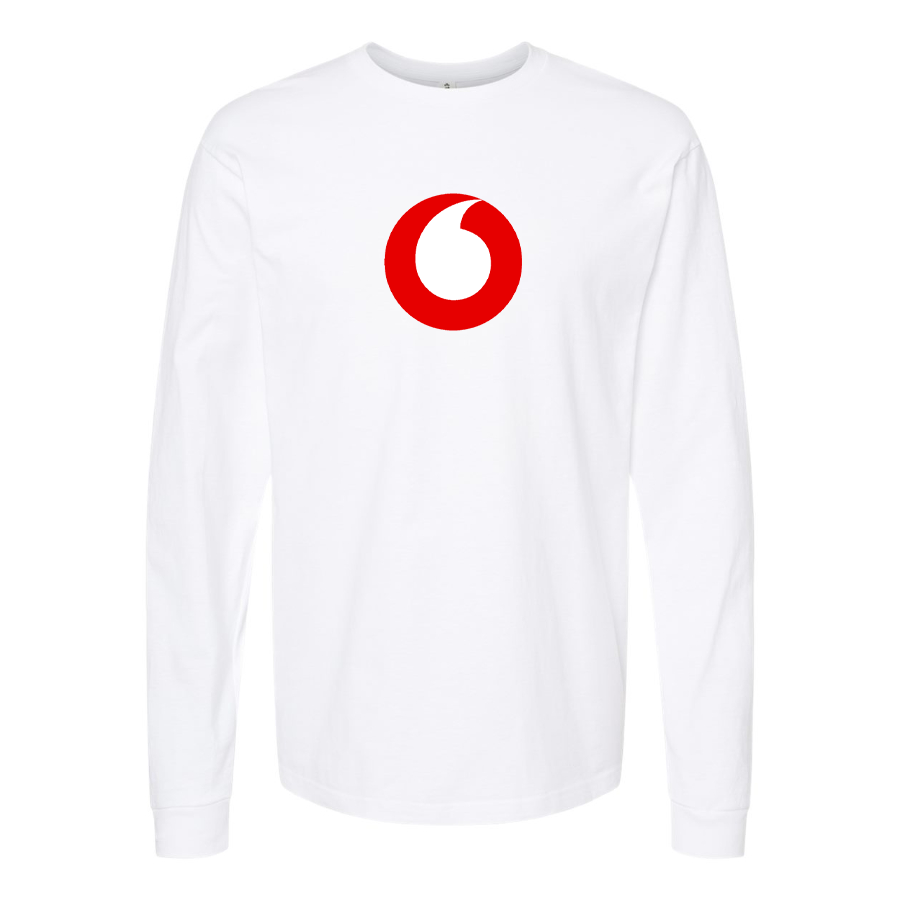 Men's Vodafone Logo Long Sleeve T-Shirt