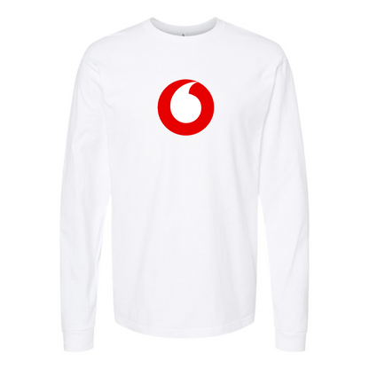 Men's Vodafone Logo Long Sleeve T-Shirt