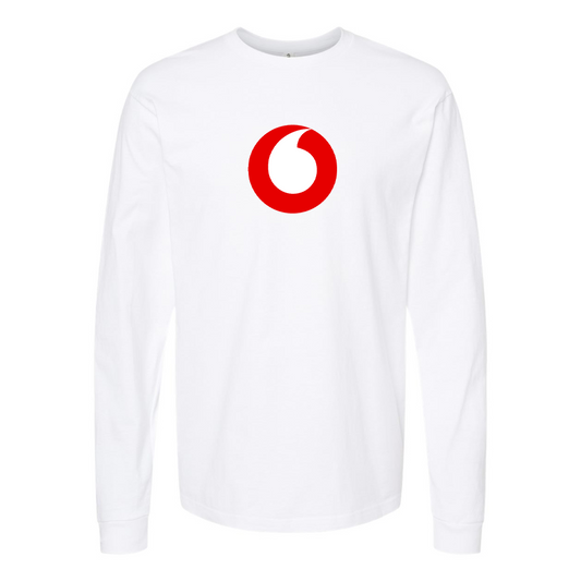 Men's Vodafone Logo Long Sleeve T-Shirt