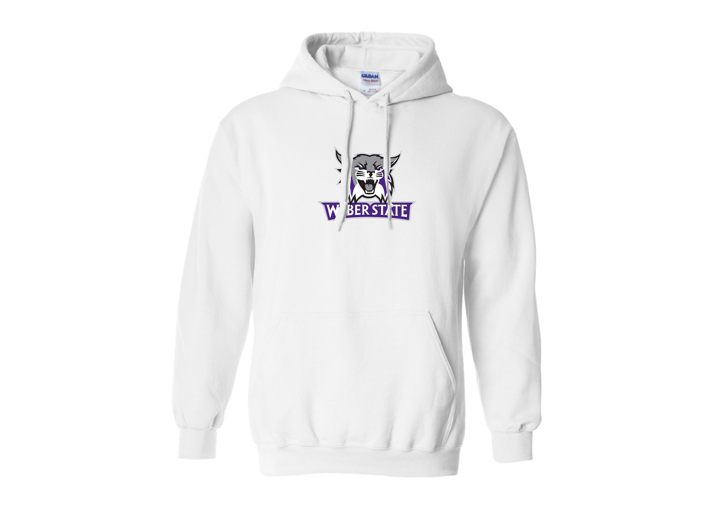 Men's Weber State Wildcats Gildan  Heavy Blend Hooded Sweatshirt
