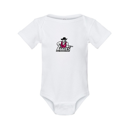 Aggies New Mexico State Logo  Rabbit Skins Infant Baby Rib Bodysuit