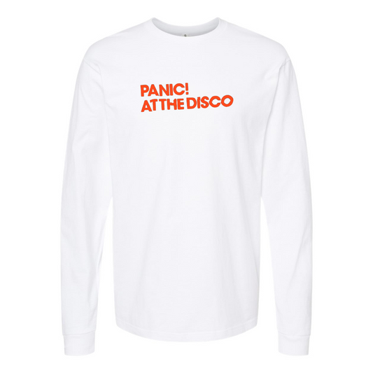 Youth Panic! At The Disco Logo Cotton Long Sleeve T-Shirt