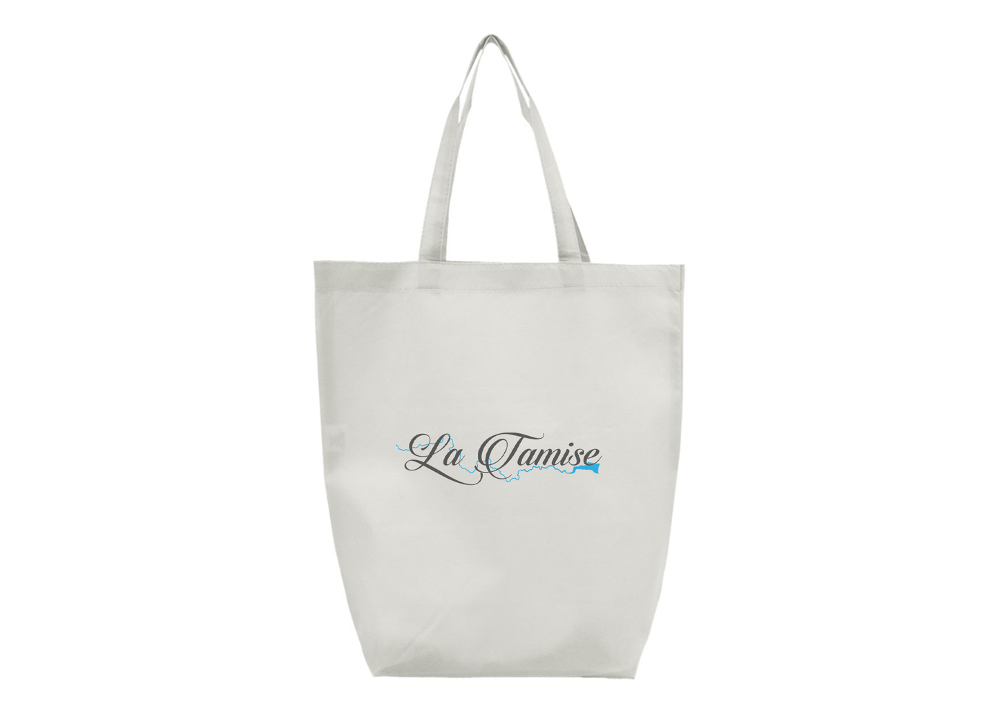La Tamise Logo Q-Tees Non-Woven Gusset Bottom Tote
