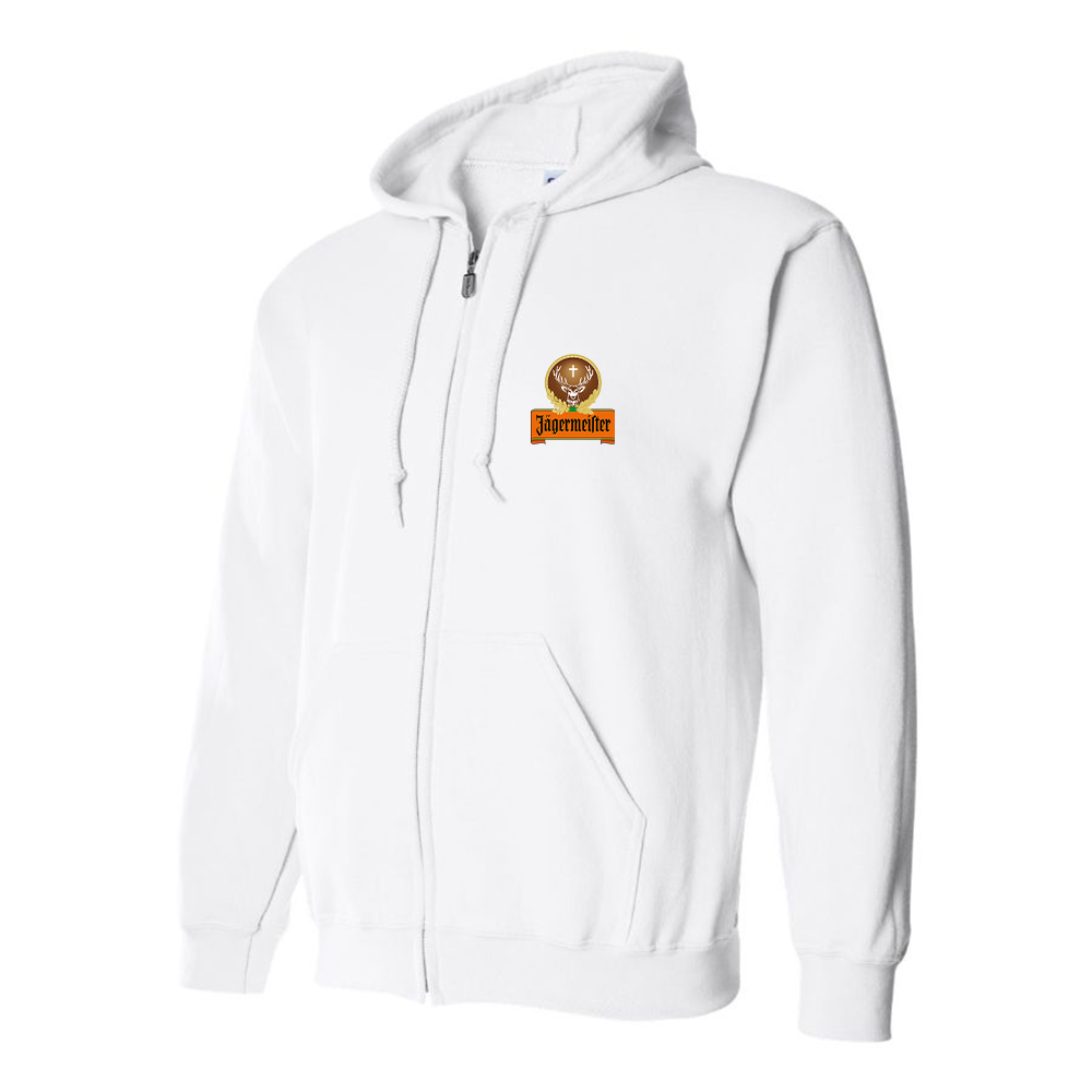 Men's Jagermeister Logo Zipper Hoodie