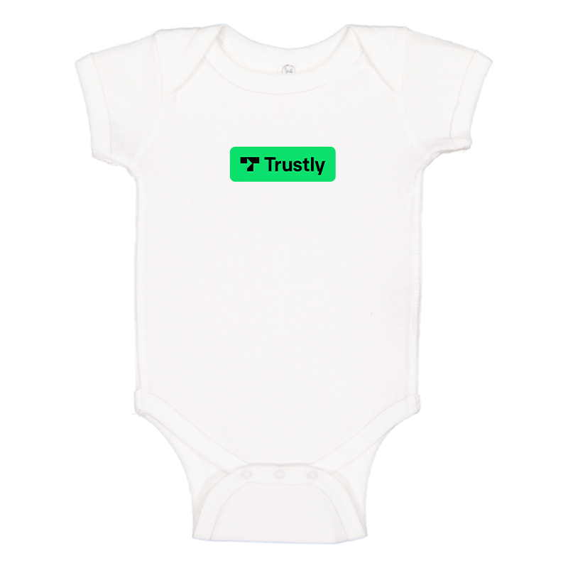 Trustly Horizontal Logo Baby Romper Onesie