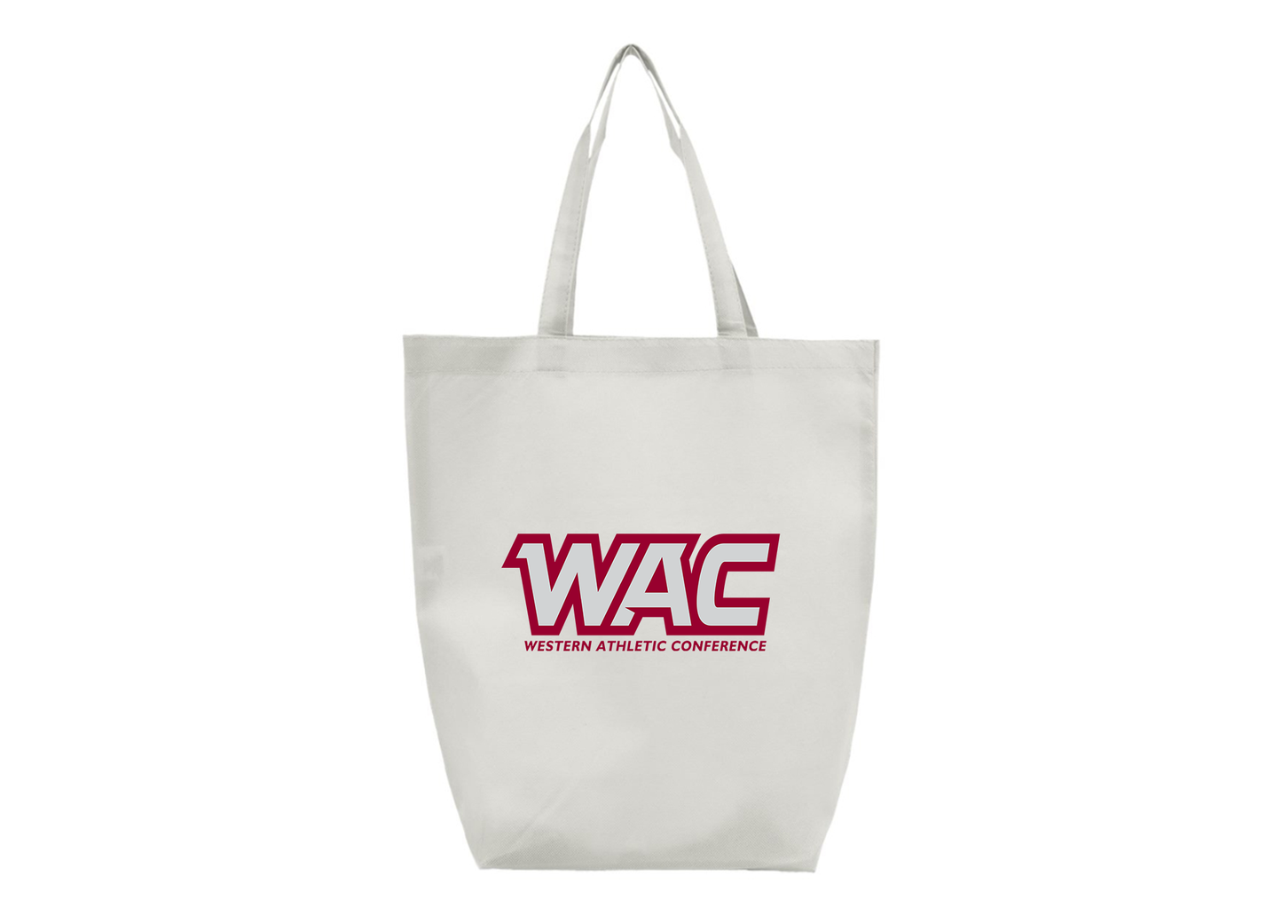 Western Athletic Conference Q-Tees Non-Woven Gusset Bottom Tote