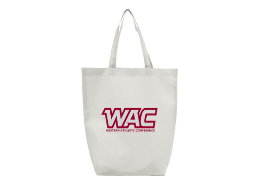 Western Athletic Conference Q-Tees Non-Woven Gusset Bottom Tote