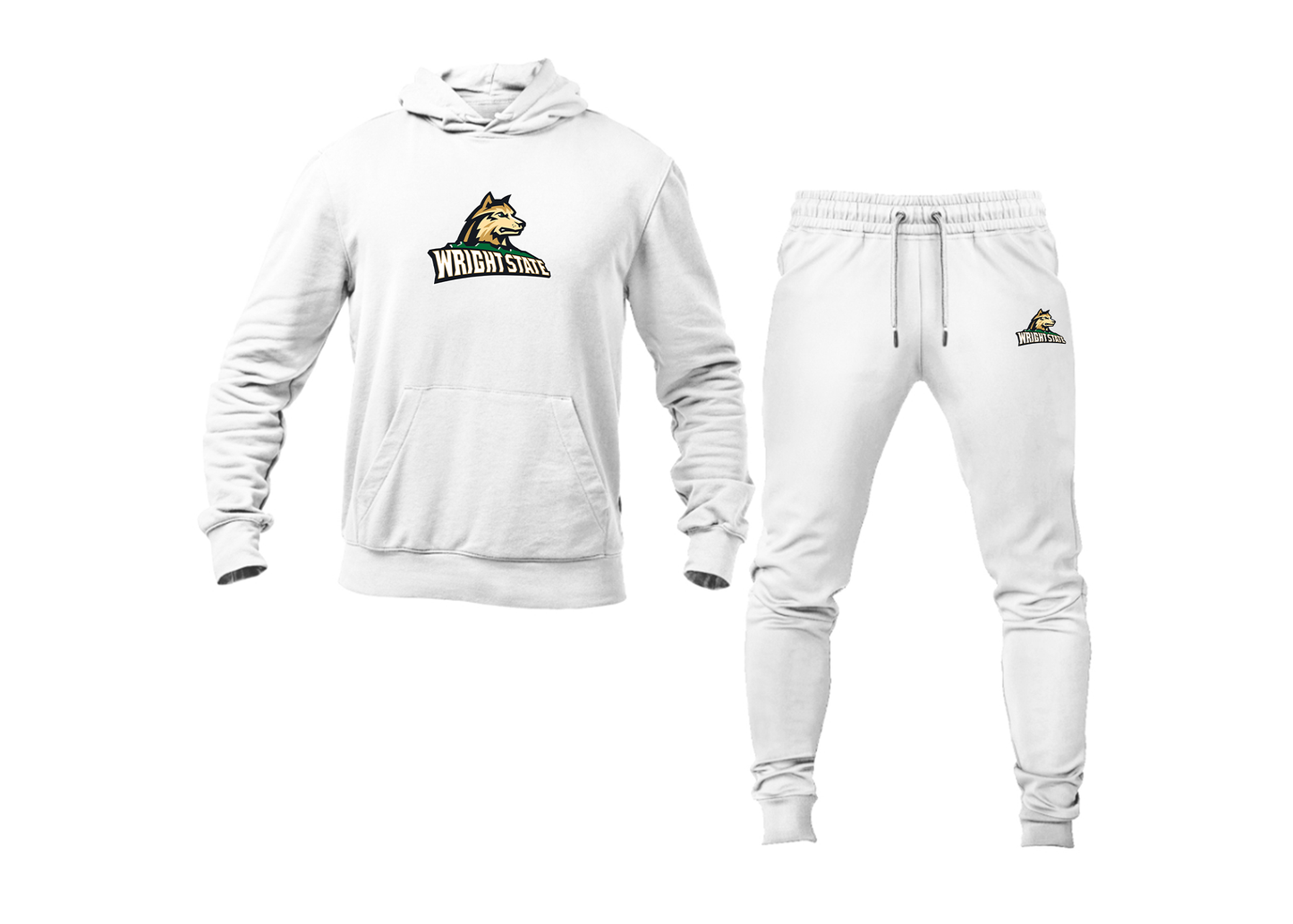 Men's Wright State Raiders Hoodie Joggers Set
