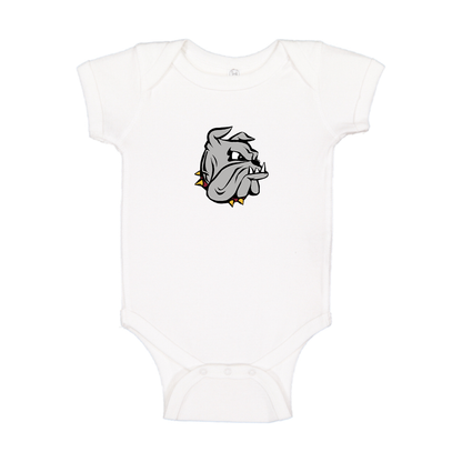 Minnesota Duluth Bulldogs Logo Baby Romper Onesie